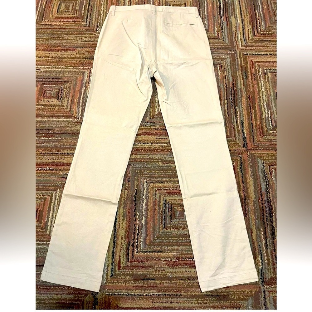OLD NAVY SKINNY BUILT-IN FLEX Pants cream Teens Size 18 - Picture 3 of 6